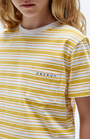 Orange Striped T-Shirt image number 4