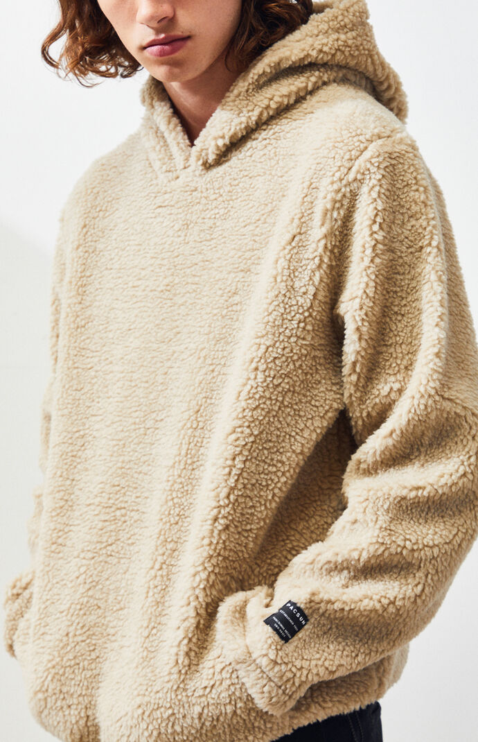 Pacsun sherpa hoodie store