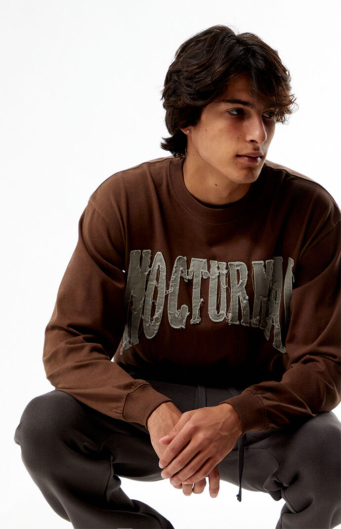 Pacsun Nocturnal Cropped Long Sleeve T-Shirt | PacSun