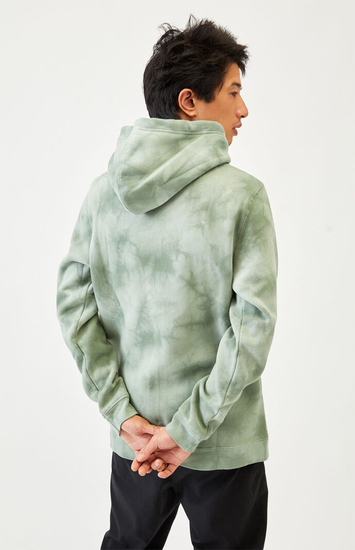 Tie-Dyed Teal LA Hoodie