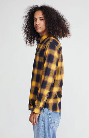 Yellow Classic Tartan Plaid Shirt image number 2
