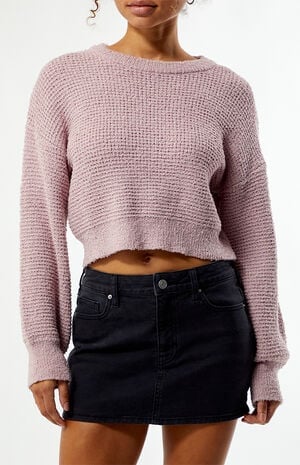 Snug Waffle Knit Sweater image number 3