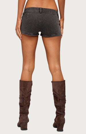 Bryan Denim Micro Shorts image number 3