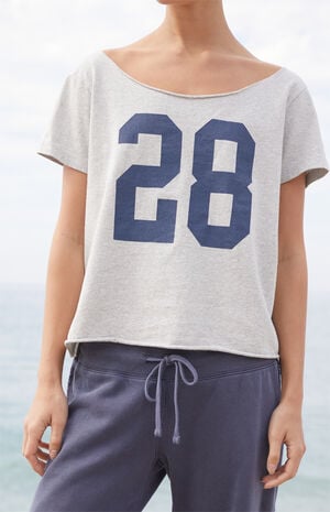 Light Gray 28 Robyn Off-The-Shoulder Top image number 2