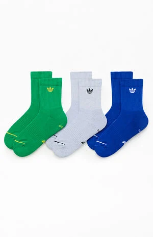 3 Pack Originals Trefoil Crew Socks image number 1