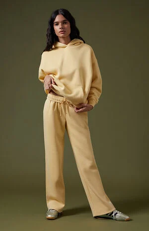 Ultra Soft Fleece Core Vintage Wash Baggy Sweatpants image number 1