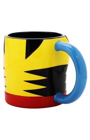 X-Men Wolverine Costume Yellow Ceramic Mug image number 3