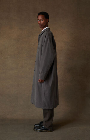 Off Black Long Coat image number 3