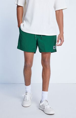 Green Primary Volley Shorts image number 2