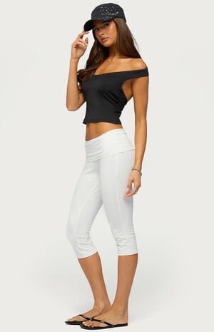 Rocio Foldover Capri Pants image number 4