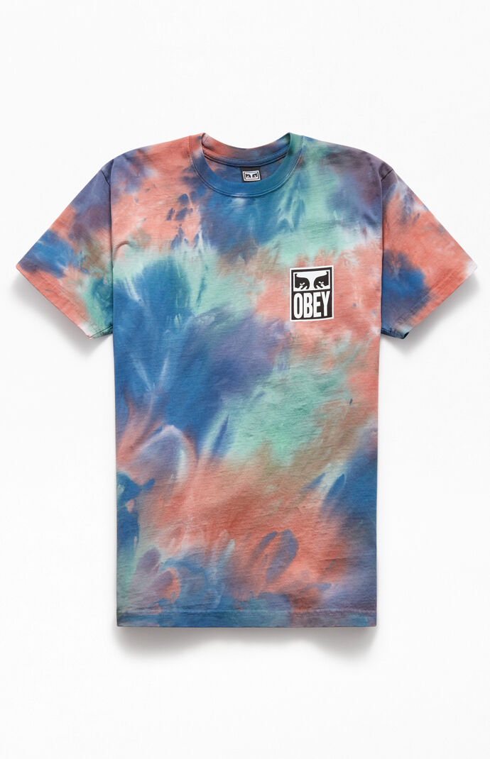Eyes Icon Tie-Dyed Icon T-Shirt