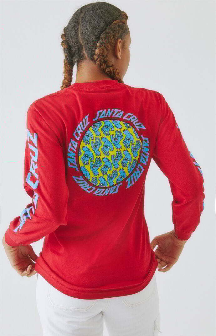 Handsa Wheel Long Sleeve Boyfriend T-Shirt