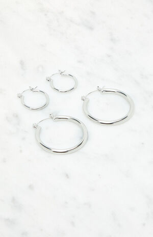 2 Pack Hoop Earrings image number 2