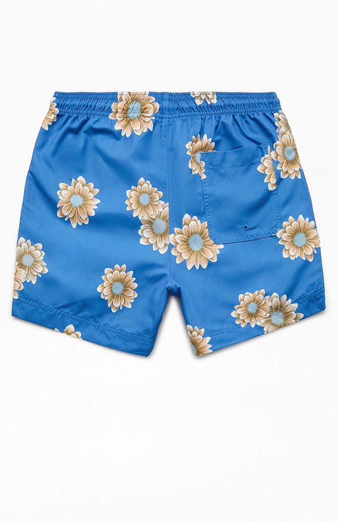 Pacsun Men s Daisy AOP 4.5 Swim Trunks