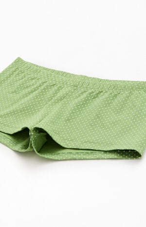 Green Polka Dot Boxer Boyshorts image number 2