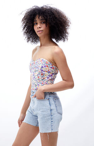 Strapless Corset Top image number 3