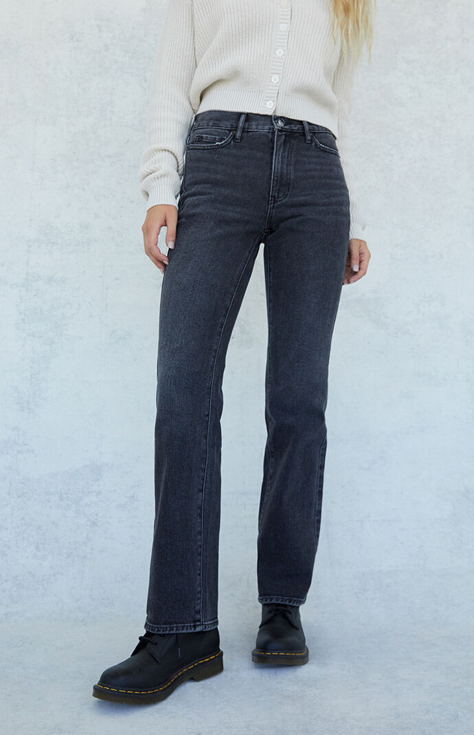 Black Vintage Boot Cut Jeans