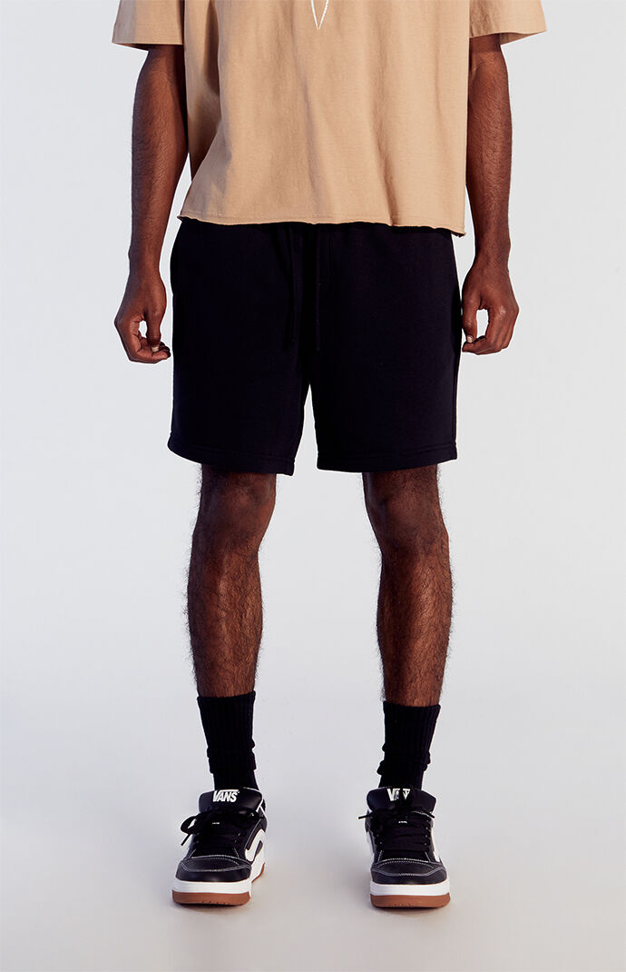 PacSun Jet Black Basic Fleece Sweat 