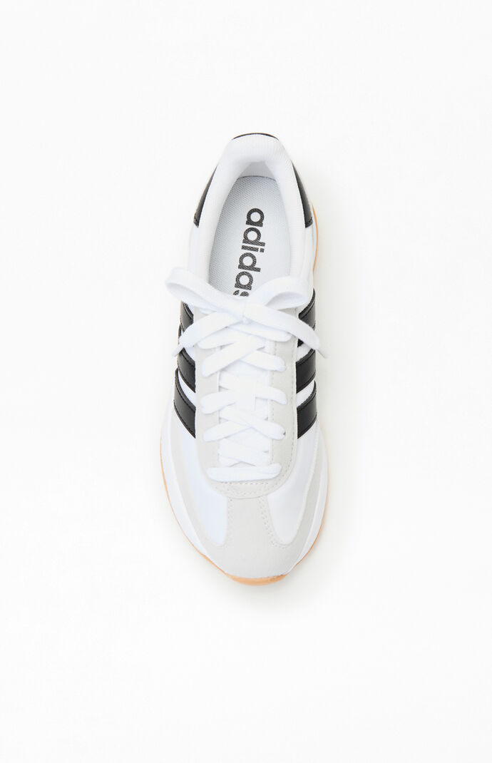 adidas Kids White & Black Run 70s 2.0 Shoes