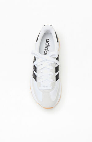 Kids White & Black Run 70s 2.0 Shoes image number 5