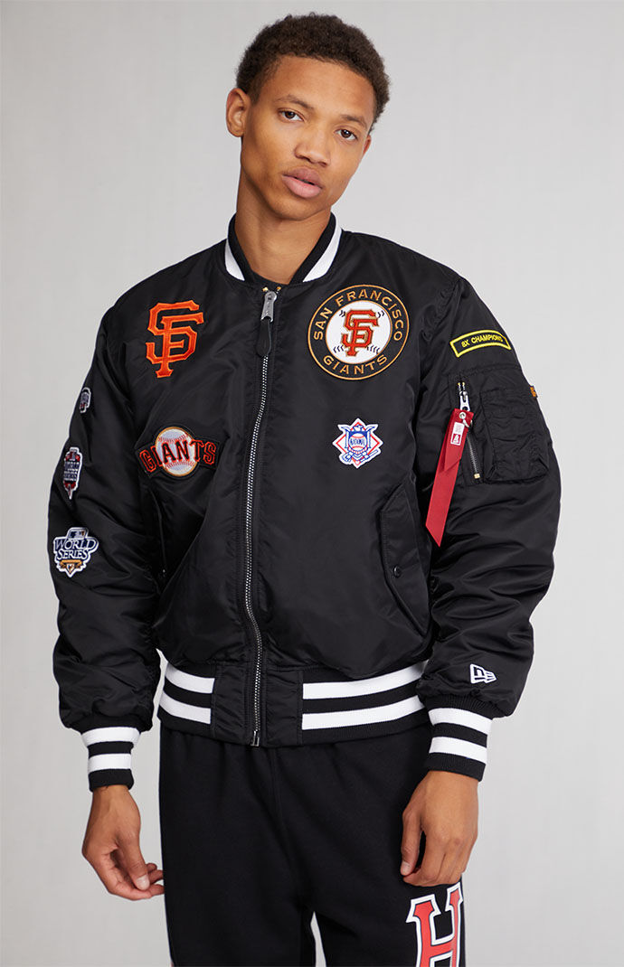 ジャケット・アウター ALPHA INDUSTRIES embroiled nyron blouson New Era x Alpha Industries NY Yankees Bomber Jacket | PacSun
