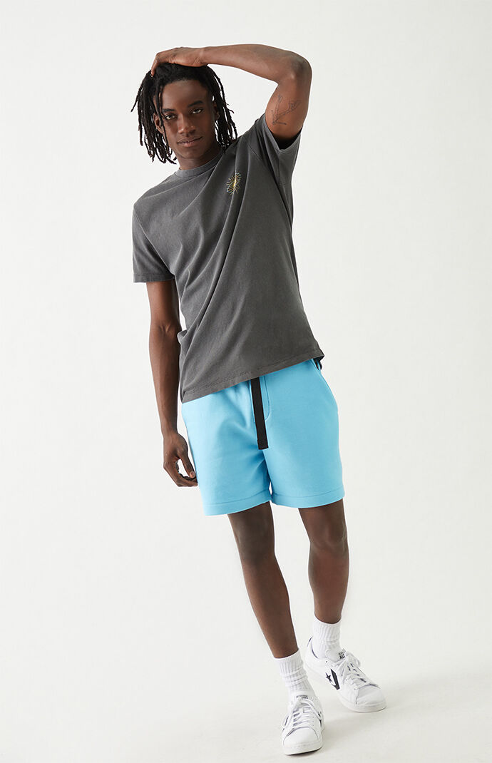 Fleece Belted Volley Shorts