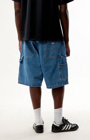 Medium Blue Bigwig Baggy Jean Shorts image number 2