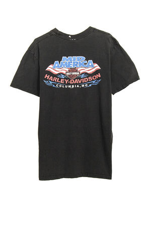 Upcycled Harley Davidson Mid America T-Shirt image number 2