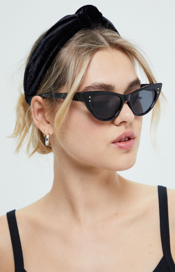 Pacsun Black Starred Cat Eye Sunglasses Pacsun