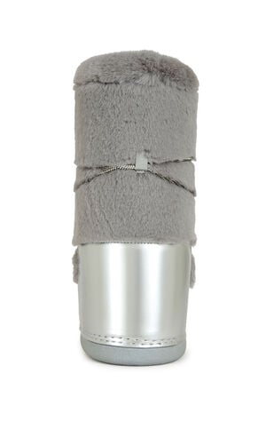 Women's Karmela Silver Flatform Snow Booties image number 3