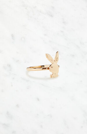 By PacSun Gold Bunny Ring image number 1
