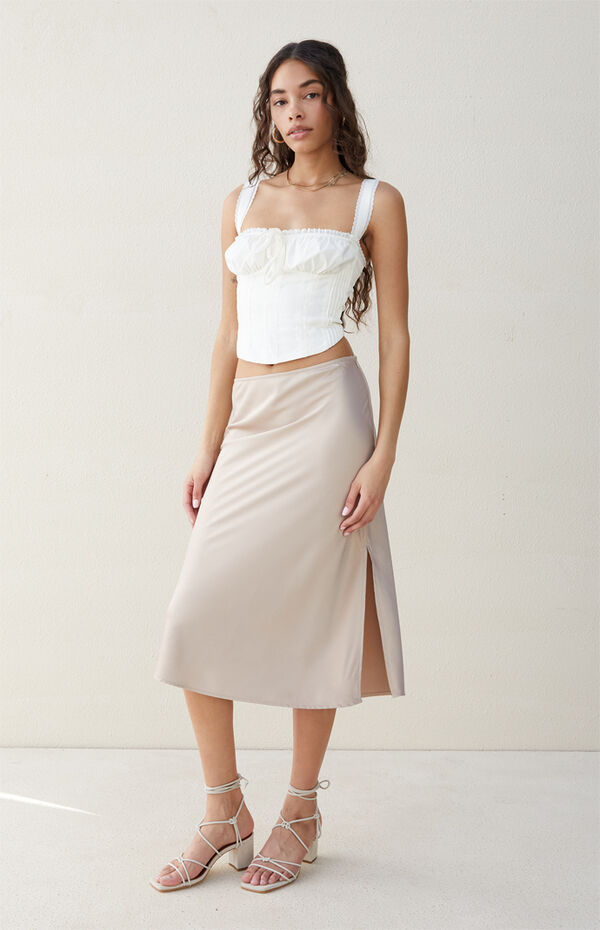 white christmas dresses The Lace Corset Mini Dress