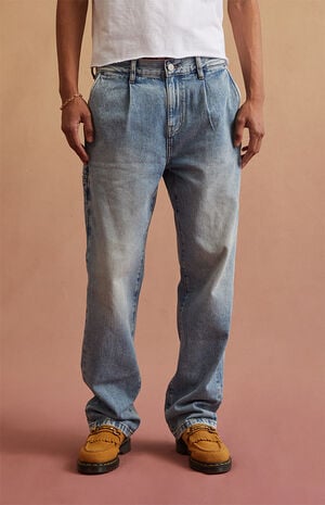 Light Blue Trouser Baggy Jeans image number 2