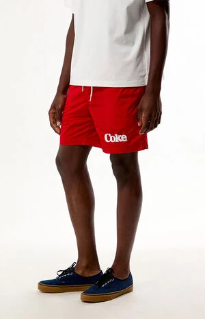 by Pacsun Retro Logo 6.5" Swim Trunks image number 3