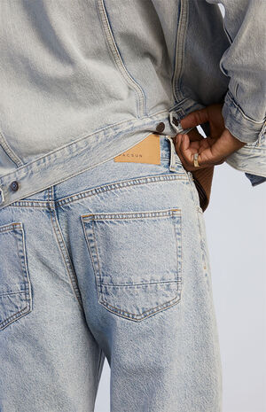 Eco Medium Indigo Baggy Jeans image number 4