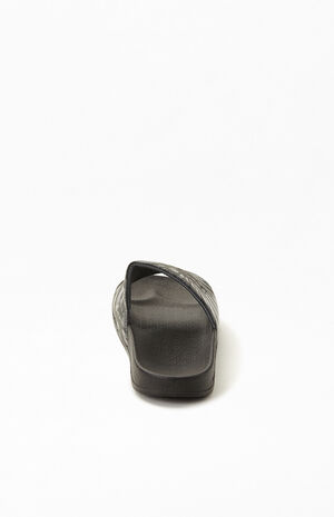By PacSun Black Tie Dye Logo Slide Sandals By PacSun Black Tie Dye Logo Slide Sandals image number null