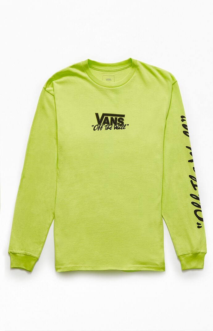 Vans Neon Bmx Off The Wall Long Sleeve T Shirt Pacsun