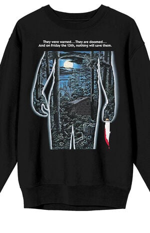 Friday The 13th Promo Poster Art Crew Neckline Sweatshirt image number 2