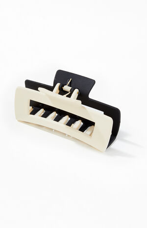 Contrast Colorblock Hair Claw Clip image number 1