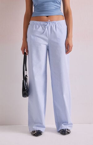 Linen Pull-On Pants image number 2