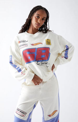 Hot Wheels Circuit Racing Crew Neck Sweatshirt | PacSun
