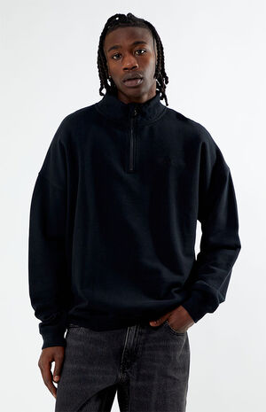 Eco Solid Quarter Zip Sweatshirt image number 1