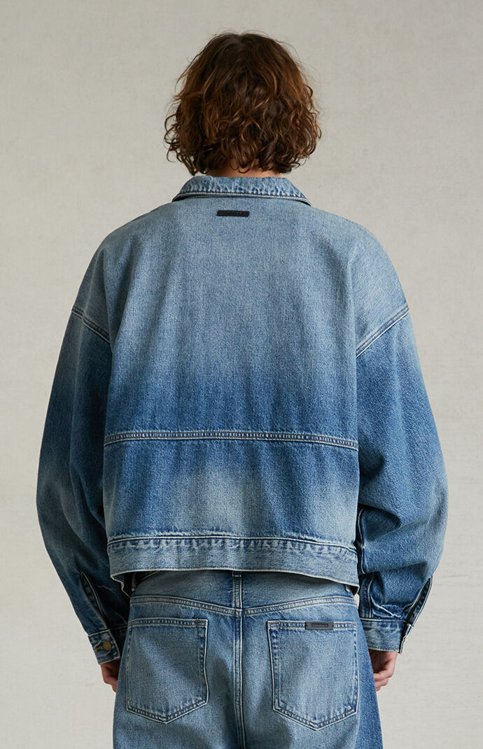FEAR OF GOD ESSENTIALS デニムジャケット FOG【ESSENTIALS】ブルーデニム トラッカージャケット (FEAR OF