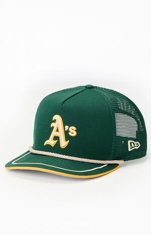 Oakland A's Rope Trucker Hat image number 4
