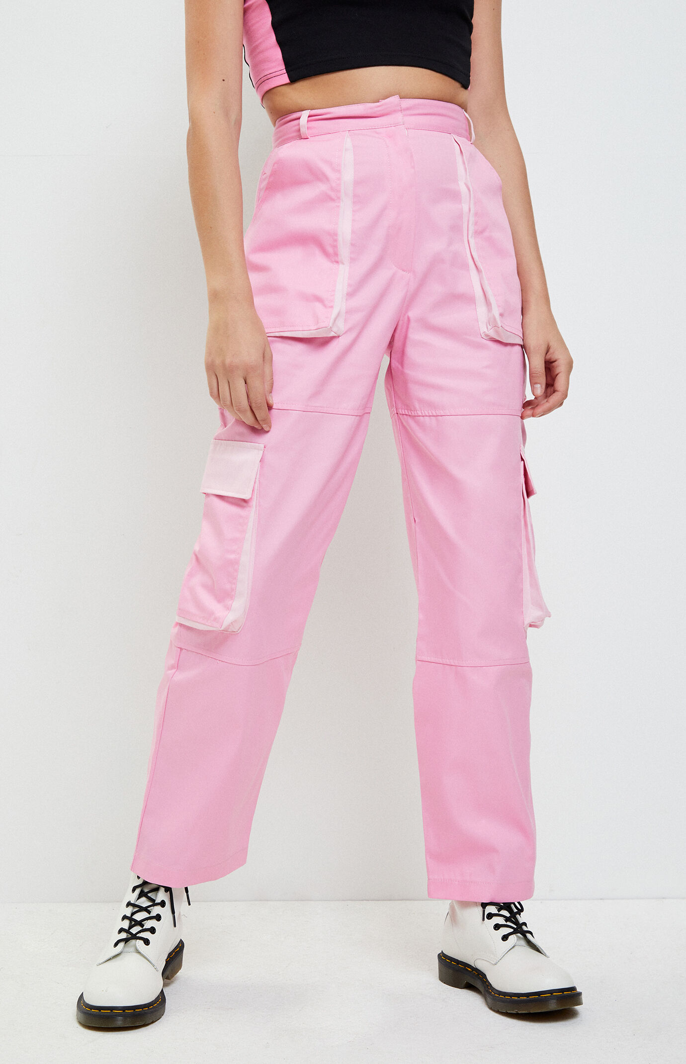 pink combat pants