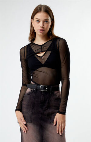 Long Sleeve Layered Bolero Top image number 2