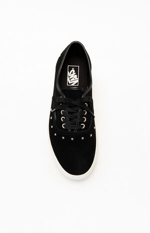 Black & White Star Grommet Authentic Shoes image number 5