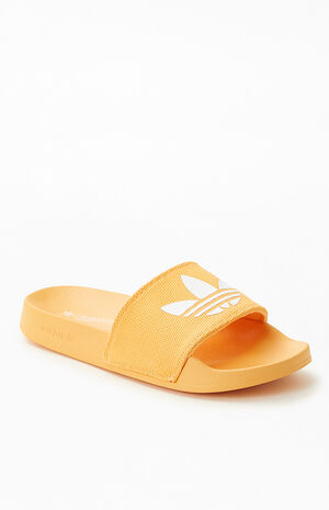 Women's Orange Adilette Lite Slide Sandals image number 1