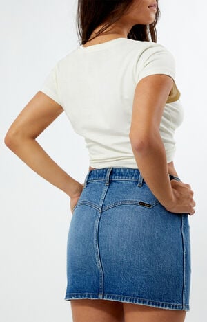 x PacSun Rodeo Denim Mini Skirt image number 5