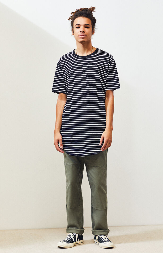 Freer Striped Scallop T-Shirt